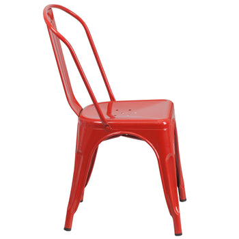 Red Metal Chair