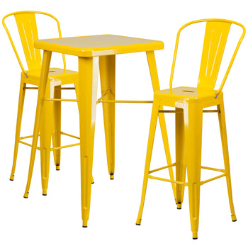 23.75SQ Yellow Metal Bar Set