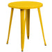 24RD Yellow Metal Table