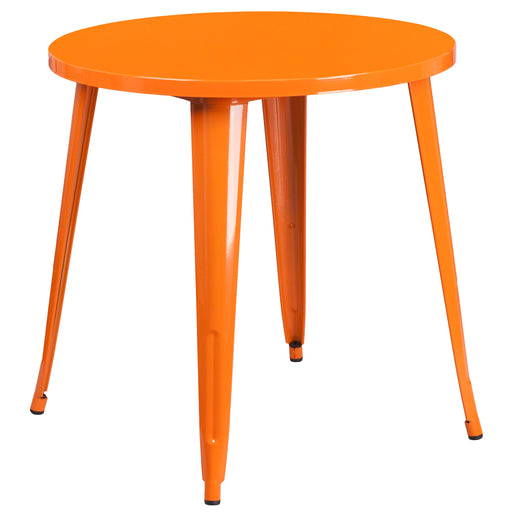 30RD Orange Metal Table