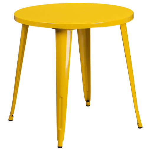 30RD Yellow Metal Table