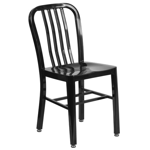 Black Indoor-Outdoor Chair