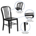 Black Indoor-Outdoor Chair