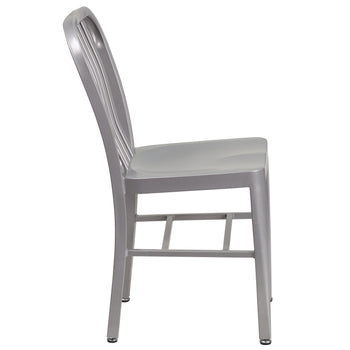 Silver Indoor-Outdoor Chair