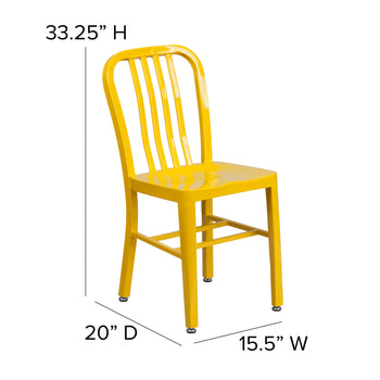 Yellow Indoor-Outdoor Chair