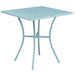 28SQ Sky Blue Patio Table Set