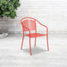 Coral Round Back Patio Chair