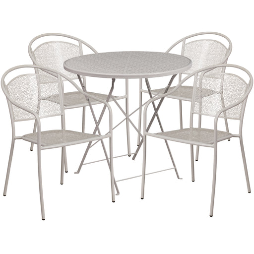 30RD Gray Fold Patio Set