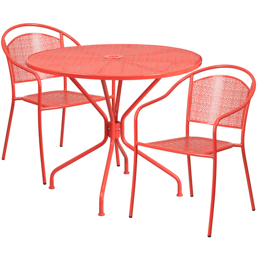 35.25RD Coral Patio Table Set