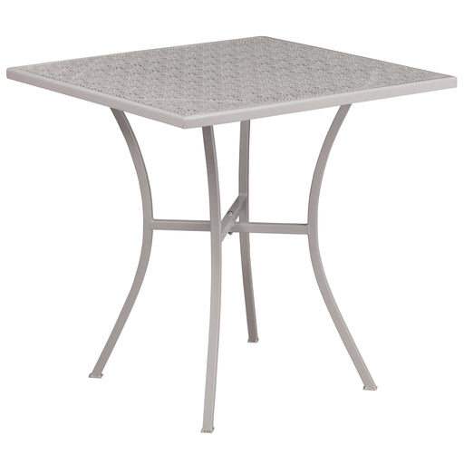 28SQ Light Gray Patio Table