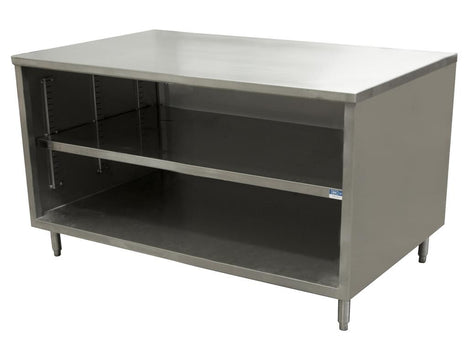 BK Resources CST-2424 24" x 24" Stainless Steel Cabinet Base Chef Table