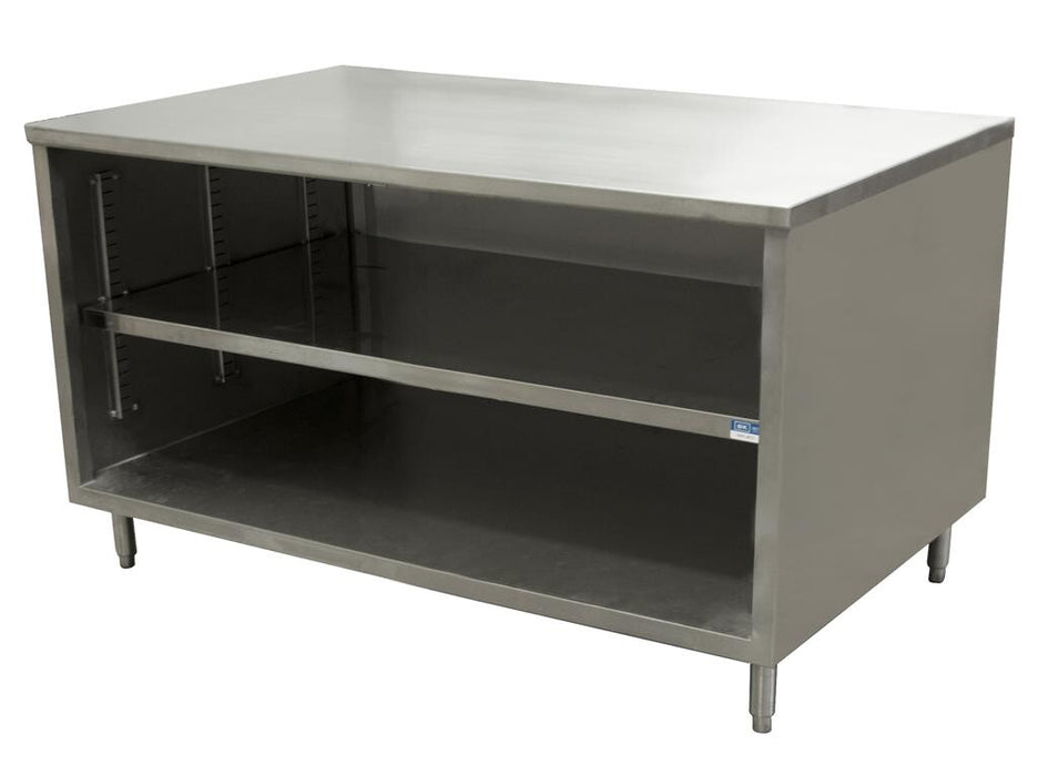 BK Resources CST-2436 24" x 36" Stainless Steel Cabinet Base Chef Table 