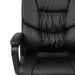 Black Big & Tall Leather Chair