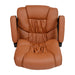 Brown Big & Tall Leather Chair