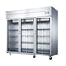 Dukers D83AR-GS3 Three Glass Door Commercial Refrigerator