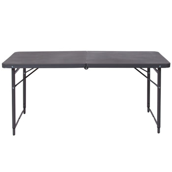 23.5x48.25 Gray Plastic Table