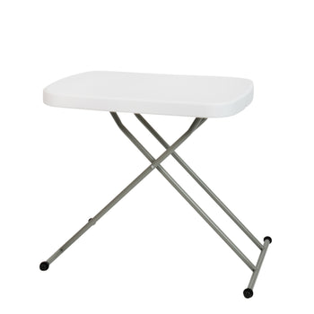 White Folding Adjustable Table