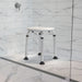 White Bath & Shower Stool