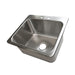 BK Resources DDI-20161224 1 Compartment Dropin Sink 10"x16"x12"