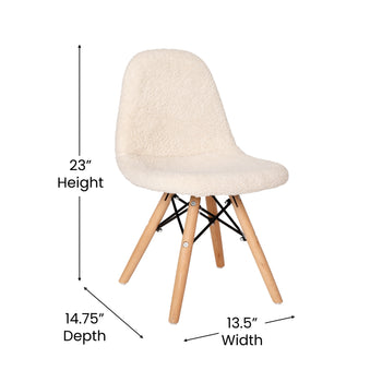 Off-White Kids Shearling Chair