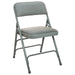 Grey Metal Folding Chair