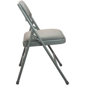 Grey Metal Folding Chair