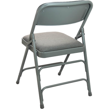 Grey Metal Folding Chair