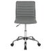 Gray Ribbed Task Office Chair