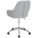 Lt Gray Fabric Mid-Back Chair