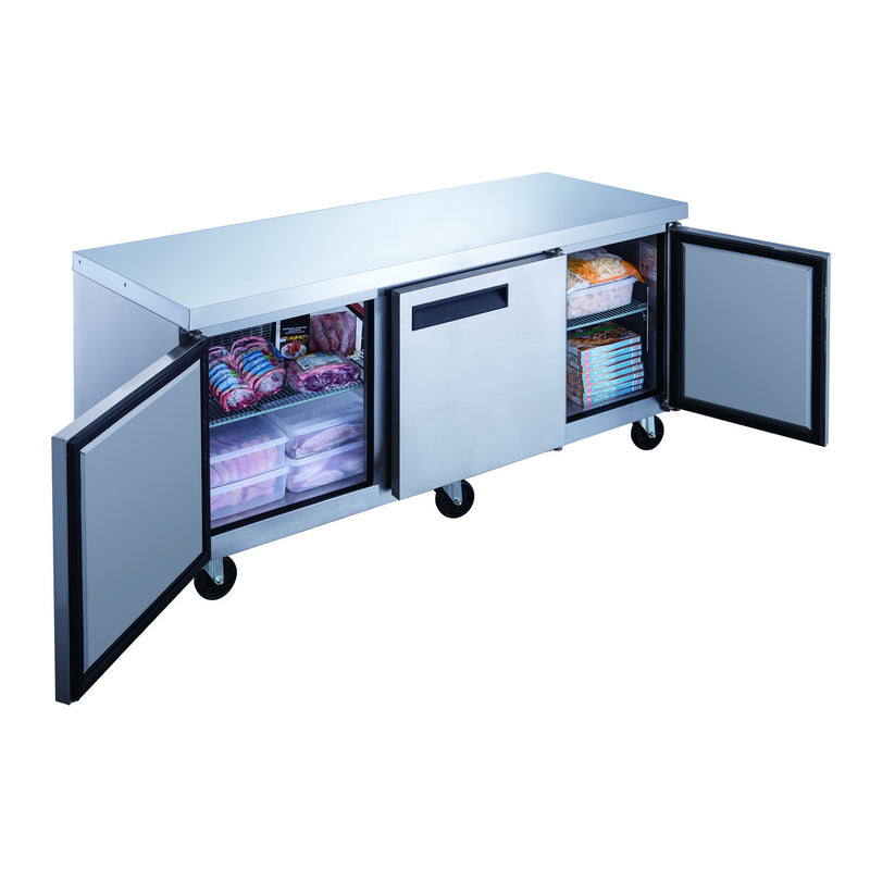 Dukers DUC72F 72-inch Under-counter Freezer