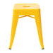 4 Pack Yellow Metal Stool