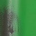 Distressed Green Metal Stool