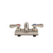 BK Resources EVO-4SM-XX Evolution 4" C/C Splash Mount Stainless Steel Faucet less, Body Only