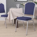 Navy Fabric Banquet Chair