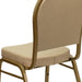 Beige Fabric Banquet Chair