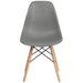 Gray Plastic/Wood Chair