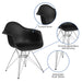 Black Plastic/Chrome Chair