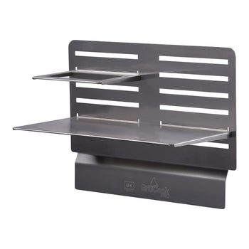 BK Resources GCP-3S-9P Grillcook Pro L Upright W Shelf & 1/9Th Pan Holder