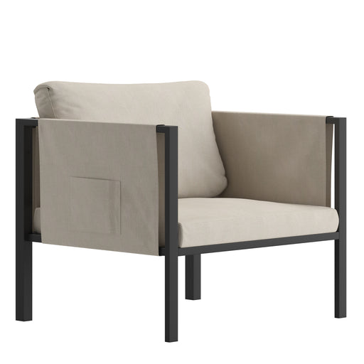 BK Patio Chair-Beige Cushions