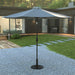 Gray Umbrella & Black Base Set