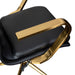Black/Gold Swivel Desk Chair