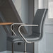 Gray/Chrome Swivel Desk Chair