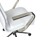 White/Chrome Swivel Desk Chair