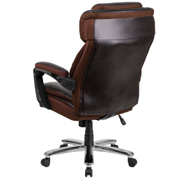 Brown 500LB High Back Chair