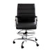Black LeatherSoft Draft Chair