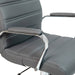 Gray High Back Leather Chair