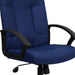 Navy Mid-Back Fabric Chair