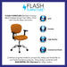 Orange Mid-Back Task Chair