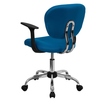 Turquoise Mid-Back Task Chair