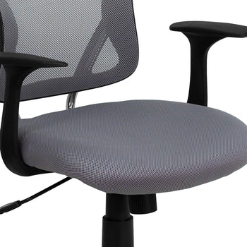 Gray Mid-Back Task Chair